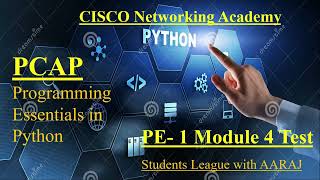 Cisco Programming Essentials in Python  PCAP  PE 1 Module 4 Test  CISCO Python Essential [upl. by Inar]