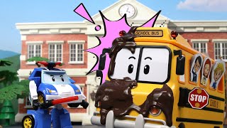 Schoolbi in Sicurezza│Canzoni per Bambini│Canzone da Giocattolo│Robocar POLI tivù [upl. by Eikin]