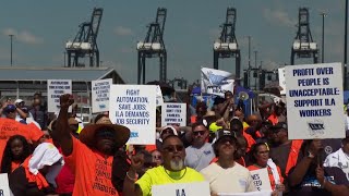 Dock Workers Strike Suspended [upl. by Noirrad]