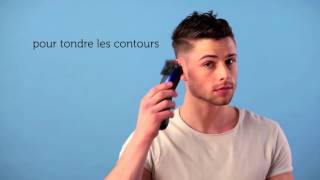 Tutoriel coupe cheveux homme  Side Swept et dégradé avec la tondeuse Precison Cut HC5900 [upl. by Arria]