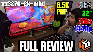 VIEWSONIC vx32762kmhd  2020 Full Review  32quot Budget King Monitor  8500php [upl. by Aztiraj]