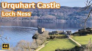 Urquhart Castle and Loch Ness on the A82 in Scotland [upl. by Biagio]