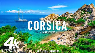 Corsica 4K • Discovering the Rugged Coastlines Crystal Clear Waters and Scenic Mountain Villages [upl. by Oak205]