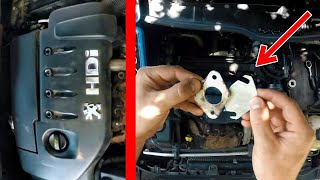 16 HDI EGR VALVE Delete Or Blanking  DIY EGR Blocking Plate [upl. by Rosenblast54]