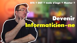 Comment devenir informaticien  Filières  Études  BAC à BAC 5 [upl. by Nidya963]