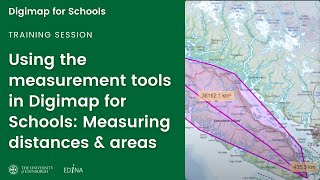 Using the measurement tools in Digimap for Schools Measuring distances amp areas [upl. by Korff]