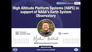 High Altitude Platform Systems HAPS in support of NASA’s Earth System Observatory [upl. by Ecyoj]