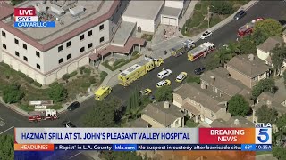 Hazardous spill reported in operating room of Camarillo hospital [upl. by Blanchette285]