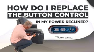 My recliner is broke and I need to replace my button control How do I fix it Replace your button [upl. by Annirac]