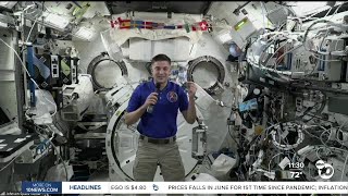 Live from Space Navy pilot leads SpaceX mission to ISS [upl. by Festa]