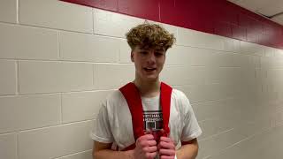 Whitehall’s Cam Thompson after win over Ludington [upl. by Egief]