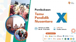 LIVE Pembukaan Temu Pendidik Nusantara XI [upl. by Kucik]