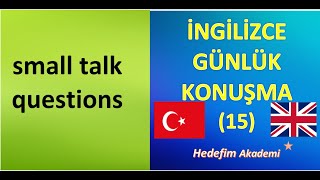 İNGİLİZCE GÜNLÜK KONUŞMA15 [upl. by Mojgan]