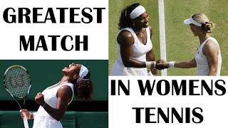 The GREATEST Match in Womens Tennis HISTORY  Serena vs Dementieva  Wimbledon 2009 SemiFinal [upl. by Lenette]