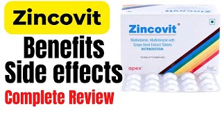 Zincovit tablet ke fayde in hindi  Zincovit tablet uses side effects [upl. by Aisitel]