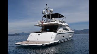 FAIRLINE SQUADRON 78 in AMAZING CONDITION Walkthrough Yacht For Sale [upl. by Selim42]