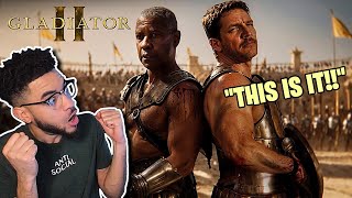 DENZEL WASHINGTONS BEST ROLE YET  Gladiator II  New Trailer 2024 Movie REACTION [upl. by Revorg]