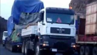 Hydraulic modular trailer heavy haulage in SudanTIANDI [upl. by Osher]