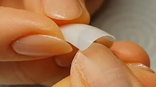 Żel na tipsie mlecznym krok po kroku  Nail Tips Extensions Step by Step Tutorial [upl. by Caton926]