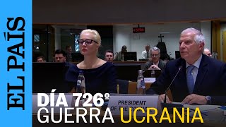 GUERRA UCRANIA  Yulia Navalnaya se reúne con la UE y Zelenski habla con Biden sobre Avdiivka [upl. by Anauqes]