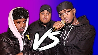 EPIC 1V1 RAP BATTLE  DARKEST MAN V AJ [upl. by Stouffer]