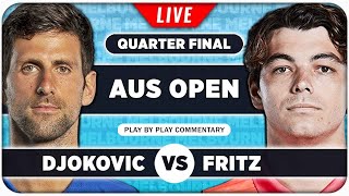 DJOKOVIC vs FRITZ • Australian Open 2024 QF • LIVE Tennis PlaybyPlay Stream [upl. by Merridie]