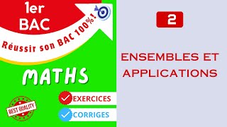 1er Bac Ensembles et applications Exercice 2 [upl. by Emaj]