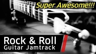 Hammer ★★★★★ Guitar Backing Track Rock amp Roll  JAMTRACKde [upl. by Ynohtna]