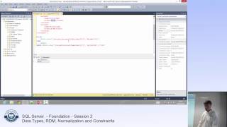 SQL Server Tutorial  Part 2  Data Types RDM Normalization Primary and foreign keys [upl. by Ahsaetal948]