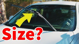 How To Find Windshield Wiper Size Easy Simple [upl. by Hankins153]