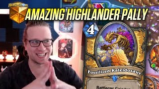 Best Deck of the Year Highlander Paladin is Amazingly Fun  Savjz HS [upl. by Cusack]