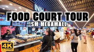 4K Exploring SM MEGAMALL FOOD COURT amp Savoring the AllTime Favorites [upl. by Neemsay]