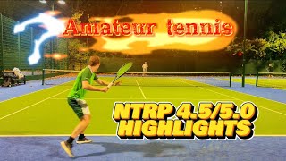 NTRP 4550 Highlights 1 Hand Backhand’s Still Alive [upl. by Erhard]