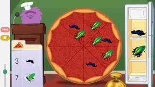 Educationcom  Addition Pizza Party 1 to 10 2017 Full Gameplay [upl. by Ayim]