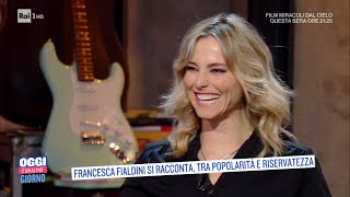 Francesca Fialdini si racconta tra popolarità e riservatezza  Oggi è un altro giorno 08012021 [upl. by Darrell]