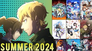 Everything You Should Be Watching For Summer of Anime 2024 [upl. by Ecnesse]