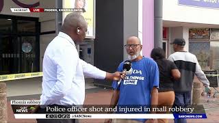 Phoenix Mall Robbery  Update from SABC reporter Vusi Khumalo [upl. by Annek]