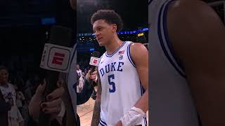 Paolo Banchero wants Duke to face UNC in ACC Final 👀  shorts [upl. by Neelya]