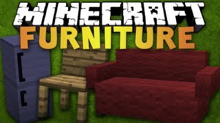 Minecraft 151  Furniture Mod  Review  Stühle Sofas Tische uvm [upl. by Debra]