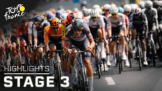 Tour de France 2024 Stage 3  EXTENDED HIGHLIGHTS  712024  Cycling on NBC Sports [upl. by Soinski164]