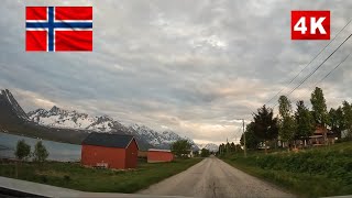 Lyngen Norway Scenic Routes 4k 🚘🧌🦌🌅🏔️🧌🚘 [upl. by Susanetta]