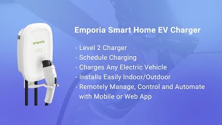 Emporia Level 2 48 Amp Smart Home EV Charger [upl. by Bedad]