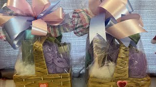 Small Inexpensive Valentine’s Day Gift Baskets Everyday I’m Hustling DIY basketmaking [upl. by Anidnamra]