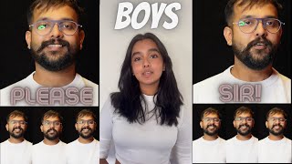 Please Sir Cover  Boys  Arungopan  Janaki Easwar  Ar Rahman  Acapella [upl. by Olenta]