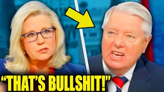 Lindsey Graham SCREAMS At Liz Cheney During On Air COLLAPSE [upl. by Kauppi]