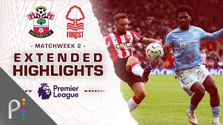 Southampton v Nottingham Forest  PREMIER LEAGUE HIGHLIGHTS  8242024  NBC Sports [upl. by Auohc]