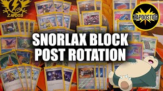 Snorlax Block Deck Post Rotation  Temporal Forces Decklist Pokemon TCG [upl. by Enelyahs697]