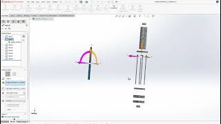 Exploded view in Solidworks [upl. by Nnylkoorb123]