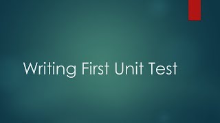 Writing our first Unit Test using NUnit and NSubstitute [upl. by Auqcinahs]