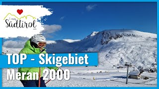 TOP Skitag im Skigebiet Meran 2000  Südtirols beliebtes Skigebiet ❄️ [upl. by Gawen]